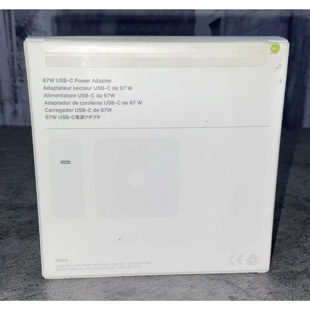 Apple 67W USB-C Power Adapter  Model A2518